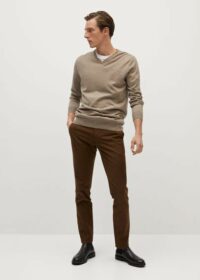 Pull-over 100 % laine mérinos lavable Nouvelle collection MANGO MAN