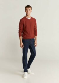 Pull-over coton cachemire texturé Nouvelle collection MANGO MAN