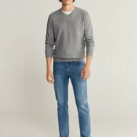 Pull-over coton cachemire texturé Nouvelle collection MANGO MAN