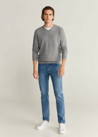 Pull-over coton cachemire texturé Nouvelle collection MANGO MAN