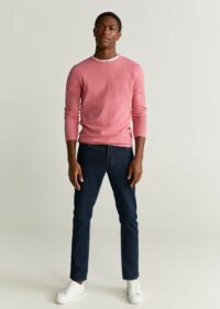 Pull-over coton structuré Nouvelle collection MANGO MAN