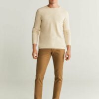 Pull-over coton structuré Nouvelle collection MANGO MAN