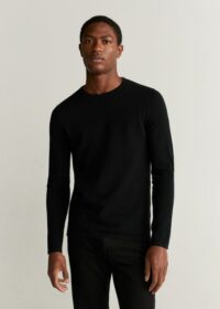 Pull-over coton structuré Nouvelle collection MANGO MAN