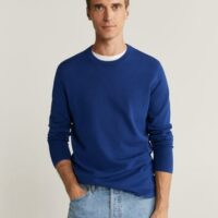 Pull-over jaspé coton Nouvelle collection MANGO MAN