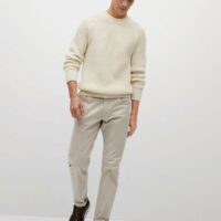 Pull-over maille en laine Nouvelle collection MANGO MAN