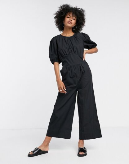 Selected Femme - Combinaison jupe-culotte - Noir Asos