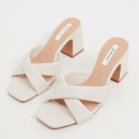 Stradivarius - Sandales à talons - Blanc Asos