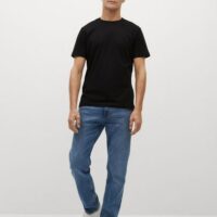 T-shirt basique en coton Nouvelle collection MANGO MAN