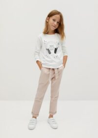 T-shirt coton bio sequins réversibles Nouvelle collection MANGO KIDS