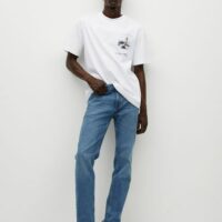 T-shirt coton image imprimé Nouvelle collection MANGO MAN