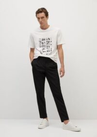 T-shirt coton imprimé Nouvelle collection MANGO MAN