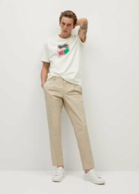 T-shirt coton imprimé Nouvelle collection MANGO MAN