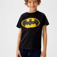 T-shirt coton super-héros Nouvelle collection MANGO KIDS