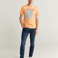 T-shirt en coton à dessin Nouvelle collection MANGO MAN