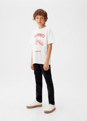 T-shirt imprimé coton bio Nouvelle collection MANGO KIDS