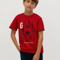 T-shirt imprimé coton bio Nouvelle collection MANGO KIDS