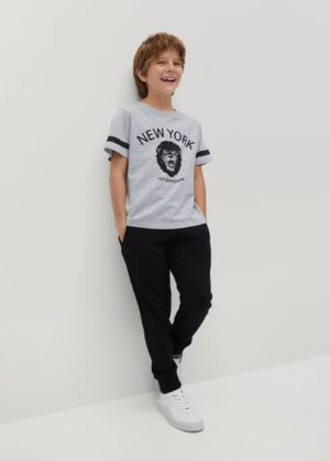 T-shirt imprimé coton bio Nouvelle collection MANGO KIDS