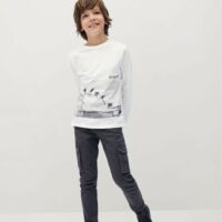 T-shirt imprimé coton bio Nouvelle collection MANGO KIDS