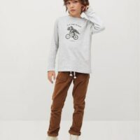 T-shirt imprimé coton bio Nouvelle collection MANGO KIDS