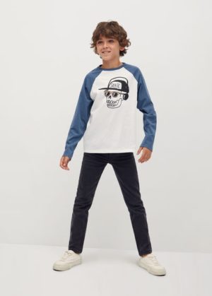 T-shirt imprimé coton bio Nouvelle collection MANGO KIDS