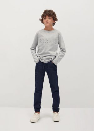 T-shirt message relief Nouvelle collection MANGO KIDS