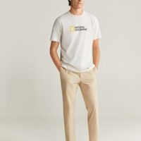 T-shirt national geographic coton Nouvelle collection MANGO MAN