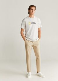 T-shirt national geographic coton Nouvelle collection MANGO MAN