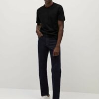 T-shirt regular-fit mercerisé Nouvelle collection MANGO MAN