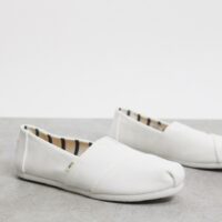 TOMS - Alpargata - Espadrilles en toile - Blanc Asos