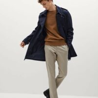 Trench coton imperméable Nouvelle collection MANGO MAN