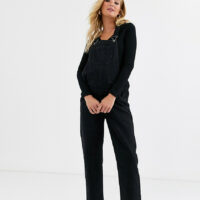 Urban Bliss Maternity - Salopette droite-Noir Asos