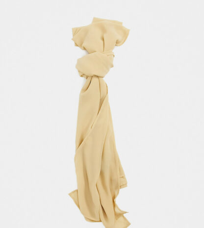 Verona - Long foulard à cheveux en mousseline - Fauve-Beige Asos