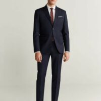 Veste costume slim fit laine vierge Nouvelle collection MANGO MAN