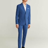 Veste costume slim fit microstructure Nouvelle collection MANGO MAN