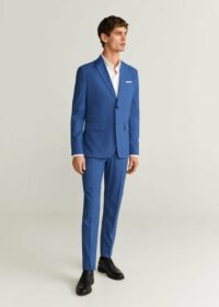 Veste costume slim fit microstructure Nouvelle collection MANGO MAN