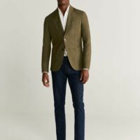 Veste slim-fit 100 % lin Nouvelle collection MANGO MAN