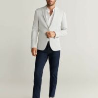 Veste slim-fit structurée coton Nouvelle collection MANGO MAN