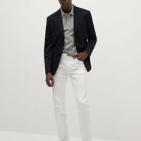 Veste super slim-fit tissu technique Nouvelle collection MANGO MAN