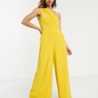 Vestire - Pretty Hurts - Combinaison asymétrique-Jaune Asos