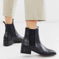 Whistles - Fernbrook - Bottines chelsea en cuir-Noir Asos