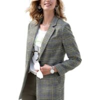 Ambria : blazer au motif Prince-de-Galles multicolore - Ambria - Multicolore