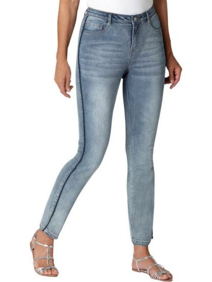 Ambria : jean à la coupe 5 poches classique - Ambria - Bleu