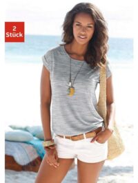 Beachtime : T-shirt à manches courtes »Beach Time T-Shirt« - BEACH TIME - Multicolore