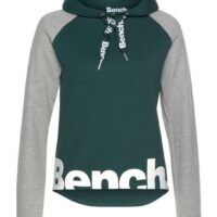 Bench : T-shirt en sweat à capuche - Bench LM - Vert