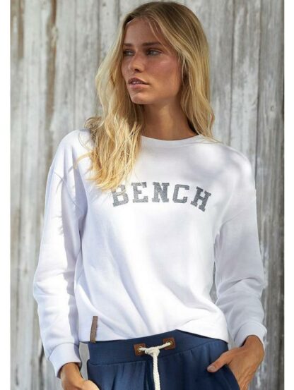 Bench : sweat-shirt - Bench LM - Blanc