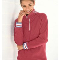 Bench : sweat-shirt - Bench LM - Rouge