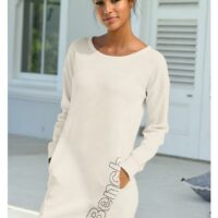 Bench. : robe en sweat - Bench LM - Blanc