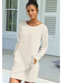 Bench. : robe en sweat - Bench LM - Blanc