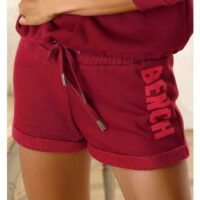 Bench. : short en sweat »Basic Tricolour« - Bench LM - Rouge