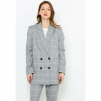 Blazer carreaux Camaïeu